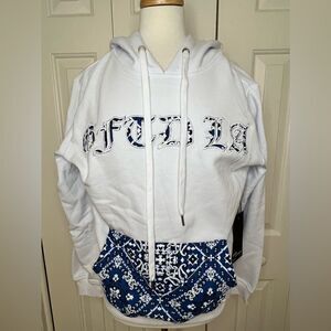 NWT GFTD LA Los Angeles White GH Castro HOODIE Sweatshirt